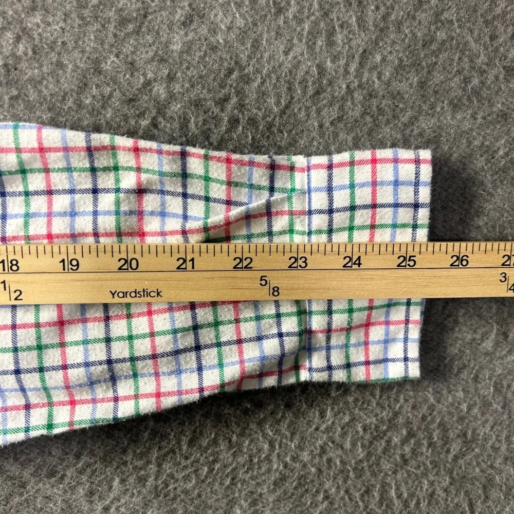 Polo Ralph Lauren Mens Slim‎ Fit Performance Flannel Tattersall Check Shirt M